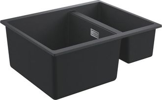 GROHE Fregadero Compuesto K500 Con Desag&uuml;e, 56x46 Cm, Negro Granito 31648ap0
