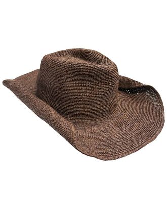 MARCUS ADLER Raffia Cowboy Hat