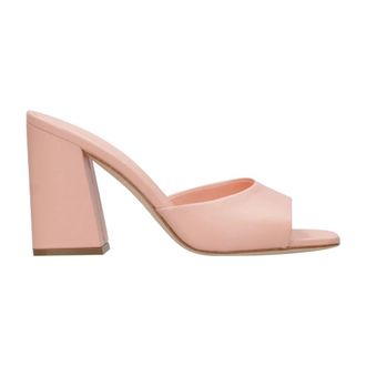 3Juin Heeled Mule - Dames - Muiltjes - Roze - 37 EU - Leer - Schoenen