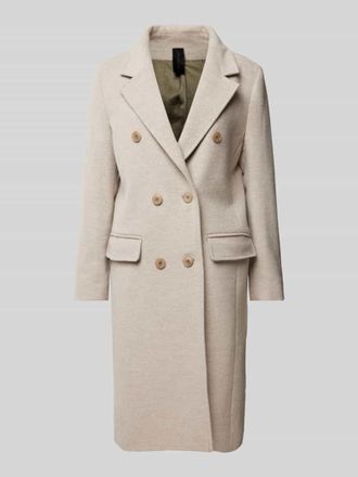Drykorn Drykorn Mantel mit Reverskragen Modell BRAMCOTE in Sand, Gr&ouml;&szlig;e 40