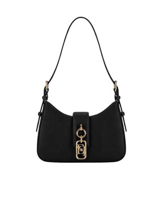 Elisabetta Franchi Black Bag With Charm