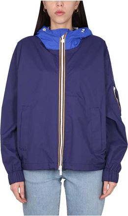 K-Way Claudey 2.1 Jacket - Dames - Zomerjassen - Blauw - L - Jassen