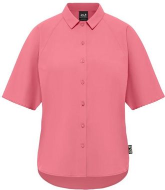 Jack Wolfskin Sierra Quest S/S Shirt Bluse f&uuml;r Damen | rosa