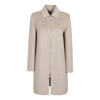 Max Mara Jassen, Dames, Beige, 3Xs, Max Mara Coats