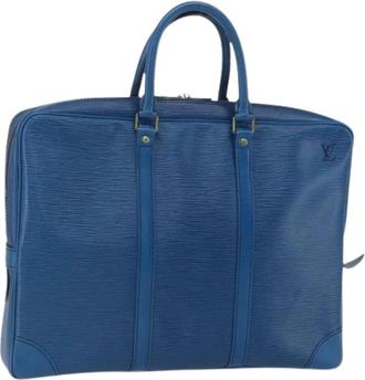 Louis Vuitton Pre-owned Handbags, female, Blue, Size: ONE SIZE Pre-owned Vintage Leather Handbag