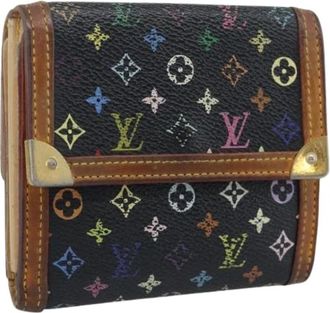 Louis Vuitton Pre-owned Vintage Monogram Multicolor Canvas Wallet - Dames - Vintage Accessoires - Veelkleurig - ONE Size - Leer - Vintage