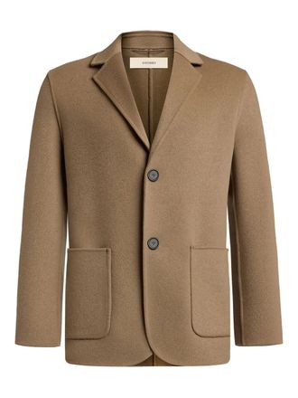 12 Storeez pocket wool-cashmere blazer - men - Merino/Cashmere - M - Neutrals