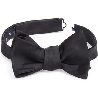 BOSS Black Silk Bow Tie at Nordstrom Rack