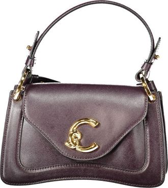 Coccinelle Purple Leather Womens Handbag