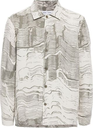 Sams&oslash;e & Sams&oslash;e Sacastor X overshirt jacket - men - Cotton/Polyester - M - Neutrals