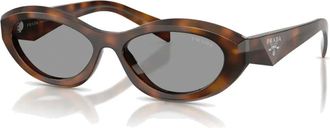 Prada Dames, Accessoires, Bruin, Maat: 55 MM Polyamide