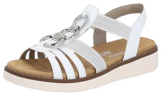 Remonte Sommerschuh, Sandalette, Keilabsatz, mit praktischen Gummiz&uuml;gen