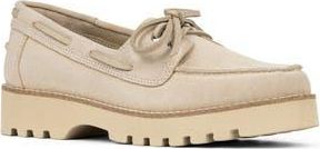 Donald J Pliner Lug Sole Boat Shoe in Sand at Nordstrom Rack, Size 9.5