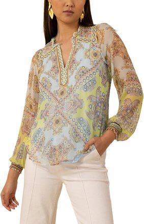 Hale Bob Silk Renata Blouse