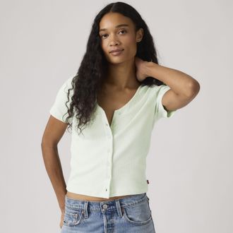 Levi's Muse Tee - Womens - XS - Blue