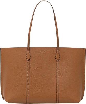 Tory Burch Grote Tote Bag - Dames - Shoppers - Bruin - ONE Size - Leer - Tassen