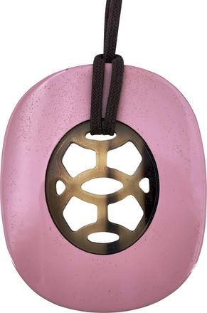 Herm&egrave;s Hermes houten halsketting lift