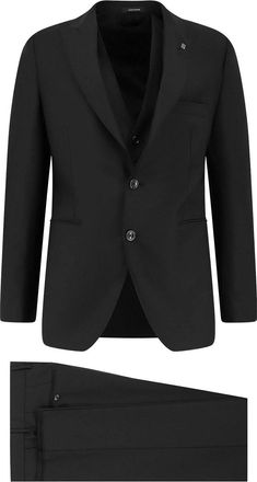 Tagliatore Virgin wool suit with waistcoat