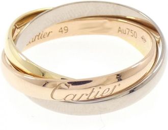 Cartier Yellow Gold (18K) Pink Gold (18K) White Gold (18K) Band Ring (Pre-Owned)