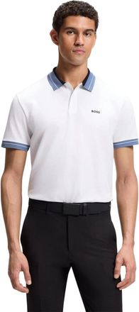 HUGO BOSS PL_Member piqu&eacute;-poloshirt voor heren (Wit)