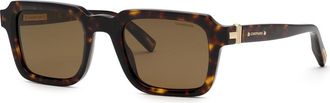 Chopard Polarized Brown Square Mens Sunglasses SCH376 909P 52
