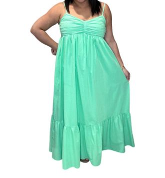Saltwater Luxe Flora Maxi Dress In Sea Green