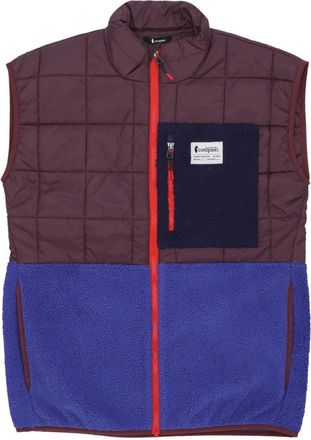 Cotopaxi Hybride Vest Sherpa Jas Wijn/Blauw - Heren - Bodywarmers - Veelkleurig - S - Polyester - Jassen