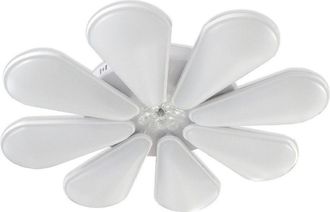 Trade Shop Trade Shop Traesio - Trade Shop - Lampadario A Forma Di Fiore Moderno 80 Watt Doppia Illuminazione Plafoniera C10