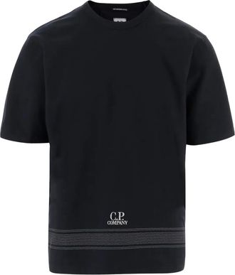 C.P. Company short-sleeved logo T-shirt - Black