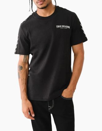 True Religion Mens True Religion 10751354 Mens T Shirts - Black - Size: 36