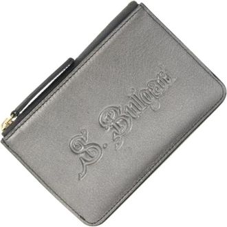 Bulgari Pre-owned Leather Wallet - unisex - Vintage Accessoires - Grijs - ONE Size - Leer - Vintage