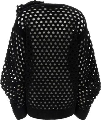 Blumarine Rete Cardigan - Black