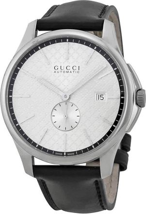 Gucci G-Timeless Automatic Silver Dial Mens Watch YA126313