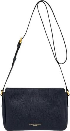 Gianni Chiarini Laura Crossbody Tas - Dames - Schoudertassen - Blauw - ONE Size - Leer - Tassen