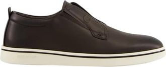 Ferragamo Urban Leather Veterschoenen Derbies - Heren - Sneakers - Bruin - 40 1/2 EU - Leer - Schoenen