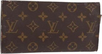 Louis Vuitton Pre-owned Clutches, female, Brown, Size: ONE SIZE Pre-owned Canvas Pouch