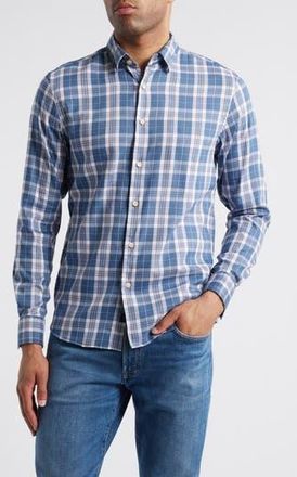 Faherty Movement Monterrey Plaid Button-Up Shirt in Bristol Shores Plaid at Nordstrom Rack, Size Xx-Large