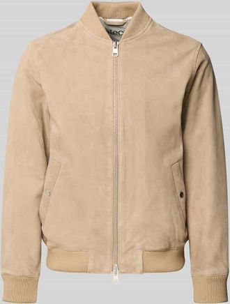 Selected Regular Fit Wildlederjacken aus reinem Ziegenleder Modell ARCHIVE in Sand, Gr&ouml;&szlig;e XXL