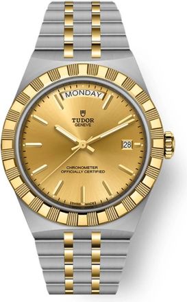 Tudor Royal Hand Wind Champagne Dial Unisex Watch M2840D1A3-0002