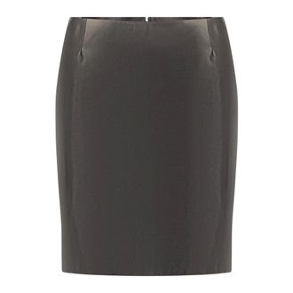 Gucci Leren Minirok - Dames - Rokken - Zwart - Maat: S Zijde