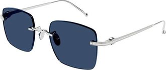 Cartier Pasha de Cartier Blue Square Mens Titanium Sunglasses CT0403S 001 52