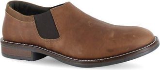 Naot Director Venetian Loafer in Saddle Brown Leather Combo at Nordstrom, Size 43