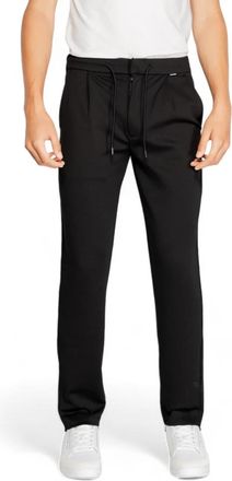 Calvin Klein Gebreide Broek Herfst/Winter Collectie - Heren - Slim Fit Broeken - Zwart - W32 L32 - Polyester - Broeken
