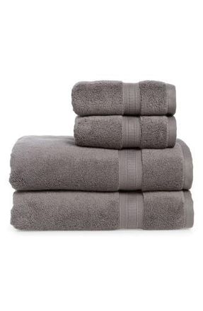 Nordstrom Rack 4-Piece Zero Twist Bath Towel Set in Grey Pearl at Nordstrom Rack, Size 4 Piece Set