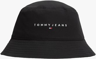 Tommy Hilfiger Mens Tommy Jeans Monotype Bucket Hat - Black