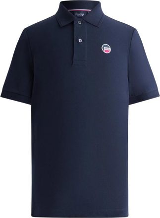 Fusalp Elbin Polo Shirt met Korte Mouwen - Heren - Polos - Blauw - S - Katoen - Tops