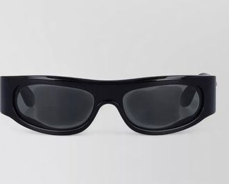 Retro Superfuture acetate wraparound sunglasses