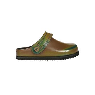 Vivienne Westwood Mules, male, Green, 7 UK, Cowhide Leather Round Toeline Mules