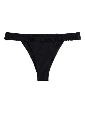 Faithfull The Brand ruffled bikini bottom - Black
