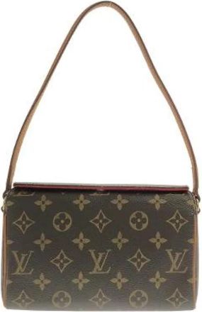 Louis Vuitton Pre-owned Monogram Recital Bag - Dames - Vintage Schoudertas - Bruin - ONE Size - Vintage
